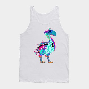 dodo dinosaur beast ecopop kaiju bird art Tank Top